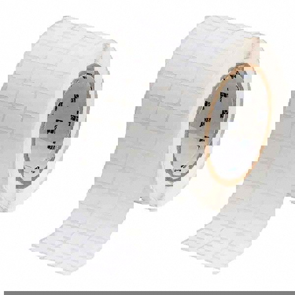 Label Maker Label: White, Polyester, 10,000 per Roll